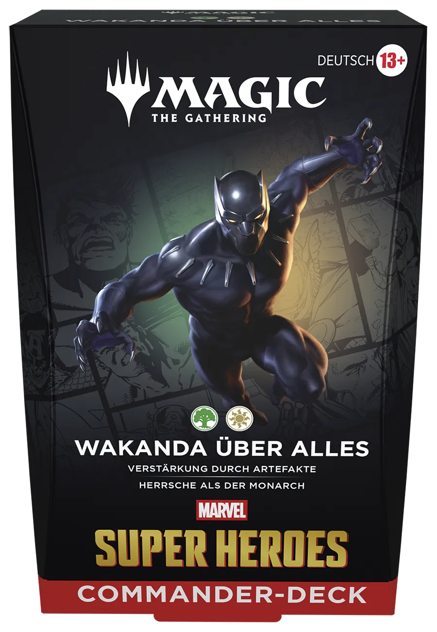 Marvel Super Heroes - Commander-Deck Wakanda über Alles (DEU)