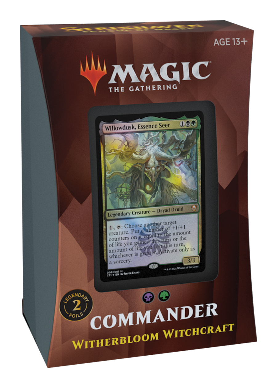 Magic Commander Deck Strixhaven Witherbloom Witchcraft