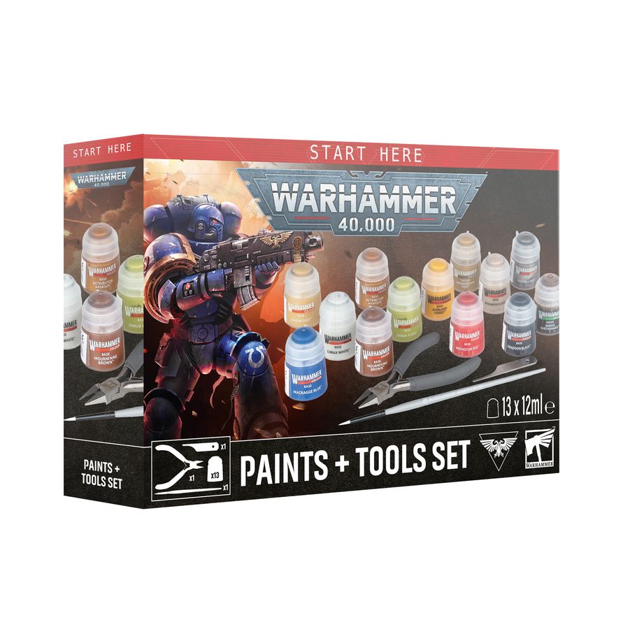 Warhammer 40.000: Farb- und Werkzeugset (60-12)