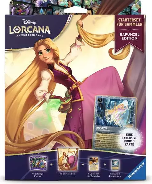 Disney Lorcana TCG: Starterset für Sammler Rapunzel Edition (Deutsch)