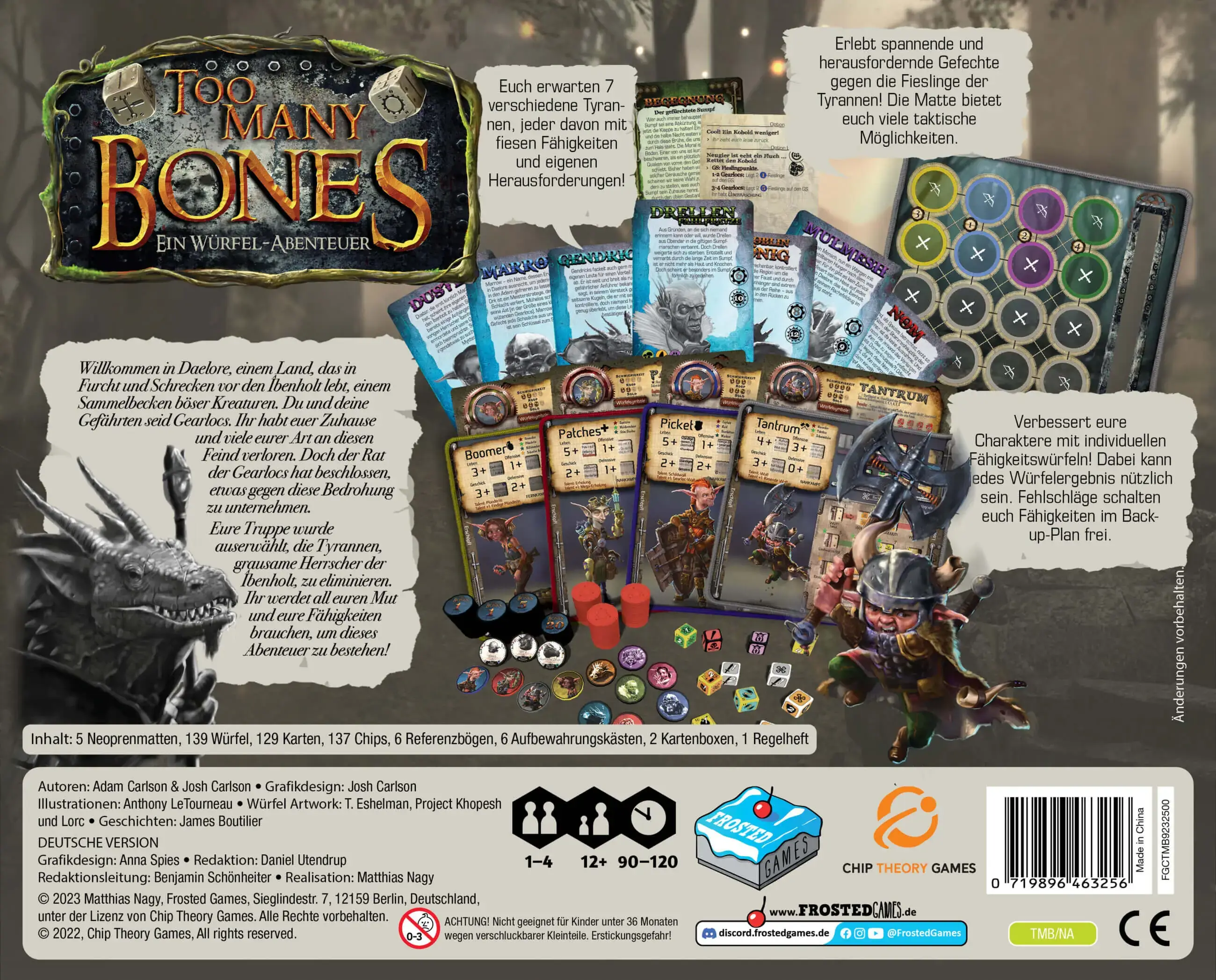 Too Many Bones Grundspiel Deu 2