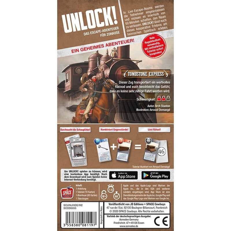 Unlock Tombstone Express Einzelszenario De 2