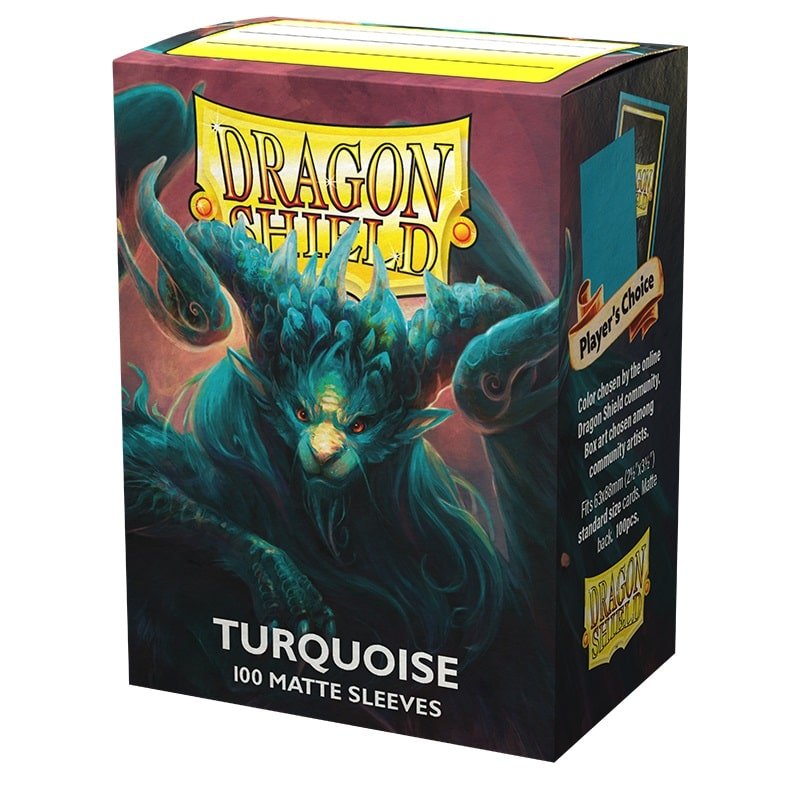 Dragon Shield Matte Players Choice Turquoise 100 1