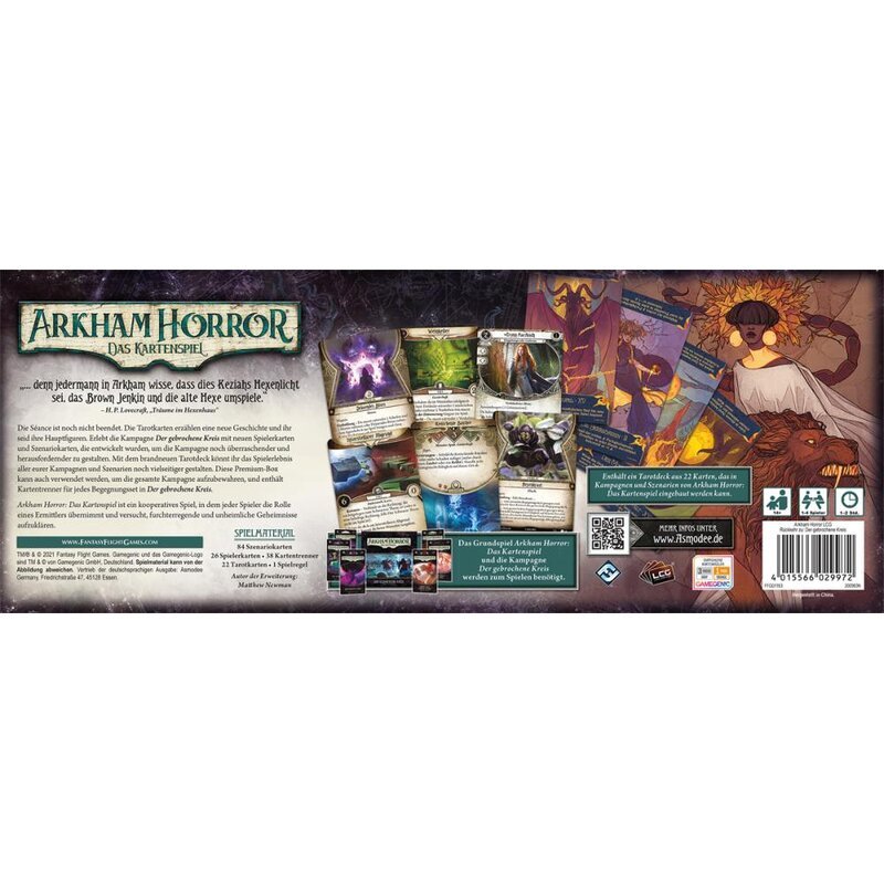 Arkham Horror Lcg Rueckkehr Zu Der Gebrochene Kreis Erweiterung 2