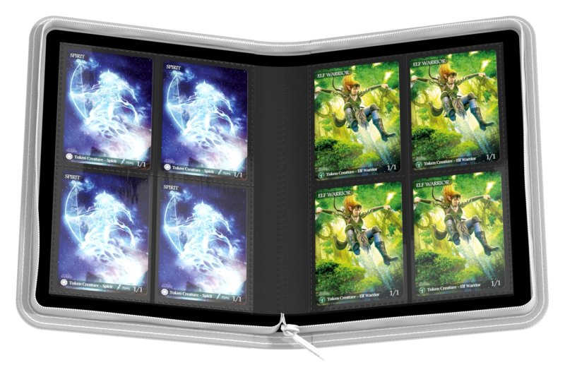 Ultimate Guard 4 Pocket Zipfolio Xenoskin Weiss 2