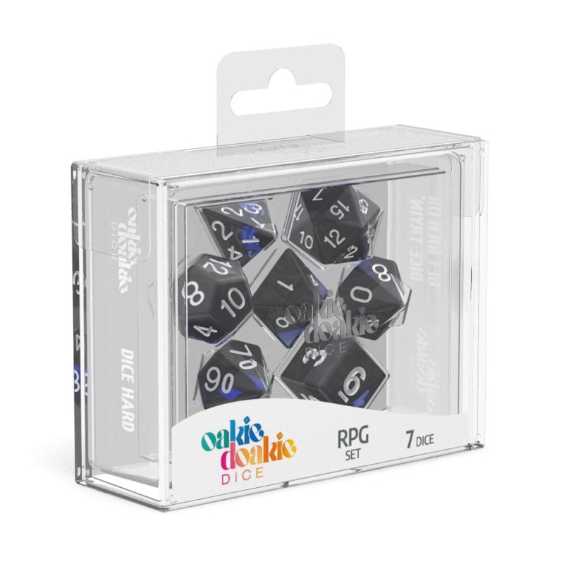Oakie Doakie Dice W Rfel Rpg Set Enclave Dice Sapphire 7