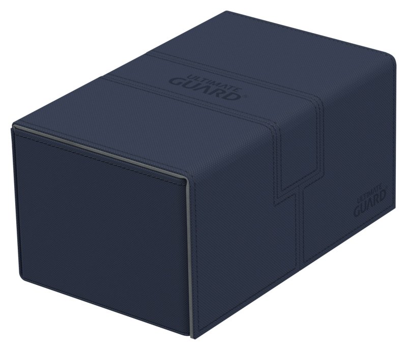 Ultimate Guard Twin Flip Tray Deck Case 160 Xenoskin Blue Blau