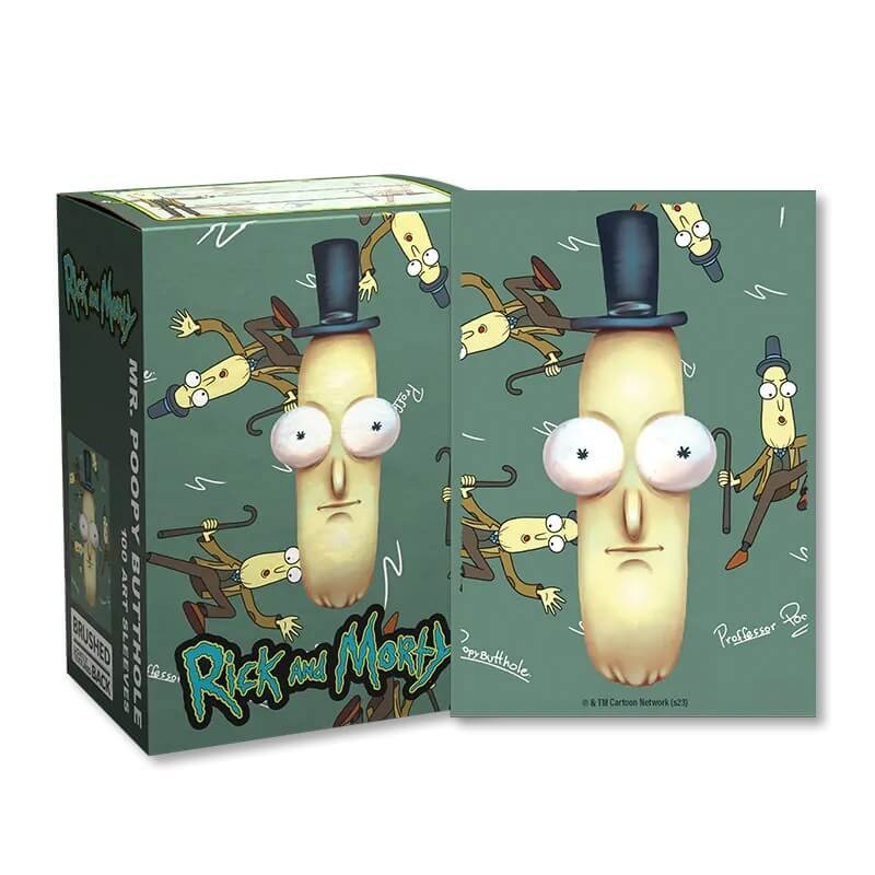 Dragon Shield Classic Brushed Art Rick And Morty Mr Poopy Butthole 100 2