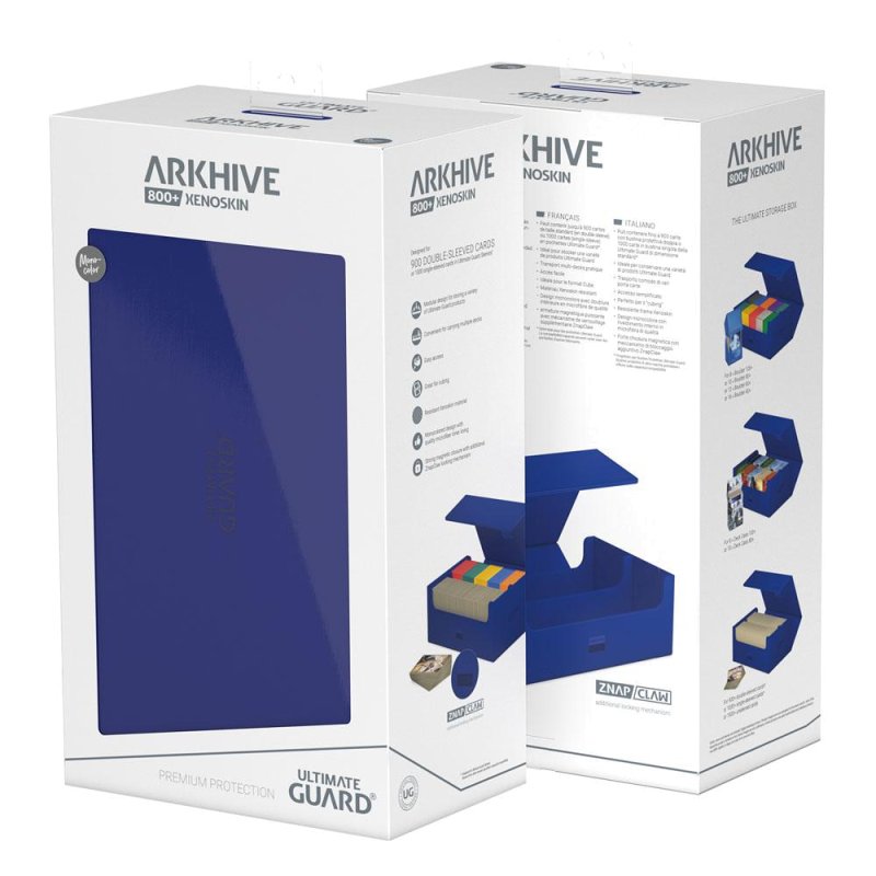 Ultimate Guard Arkhive 800 Xenoskin Monocolor Blau 7