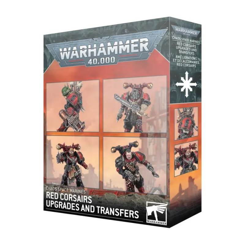CHAOS SPACE MARINES: UPGRADES+ABZIEHBILDER DER ROTEN KORSAREN (43-112)