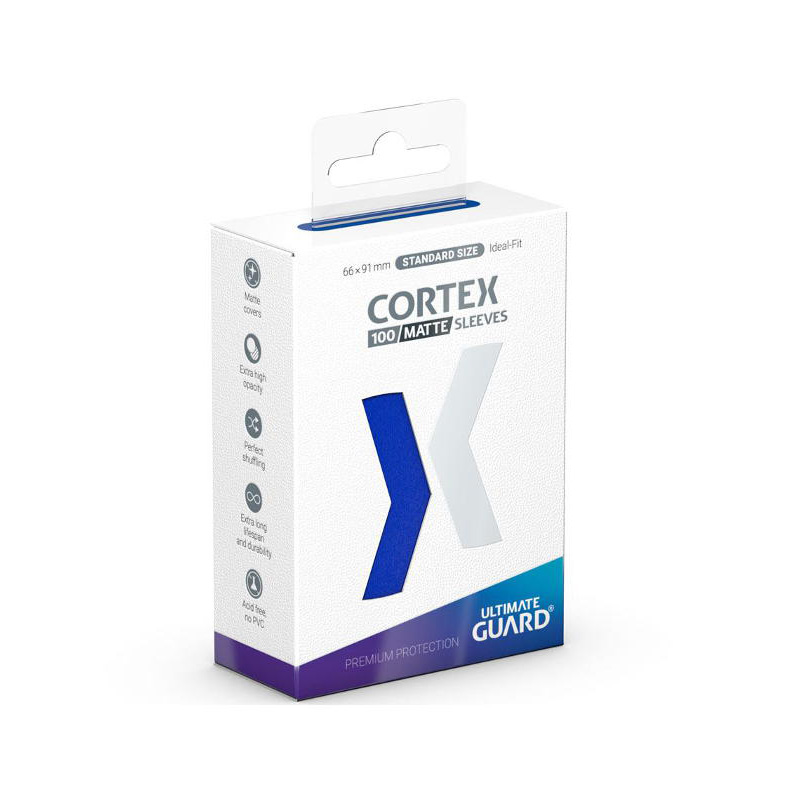 Ultimate Guard Cortex Sleeves Standard Size Matte Blue (100)