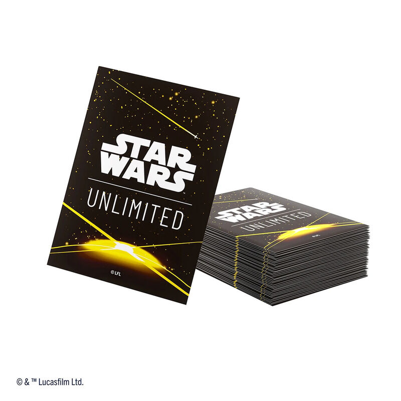 Star Wars Unlimited Art Sleeves Card Back Yellow 4