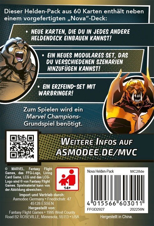Marvel Champions Das Kartenspiel Nova Deutsch 2 1
