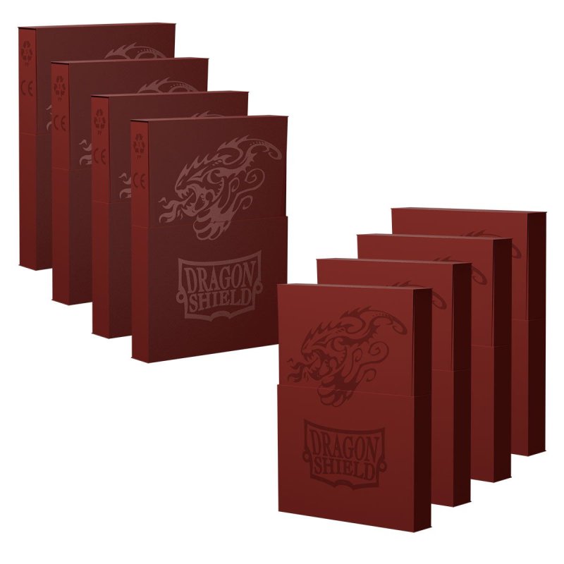 Cube Shell Box Blood Red 2