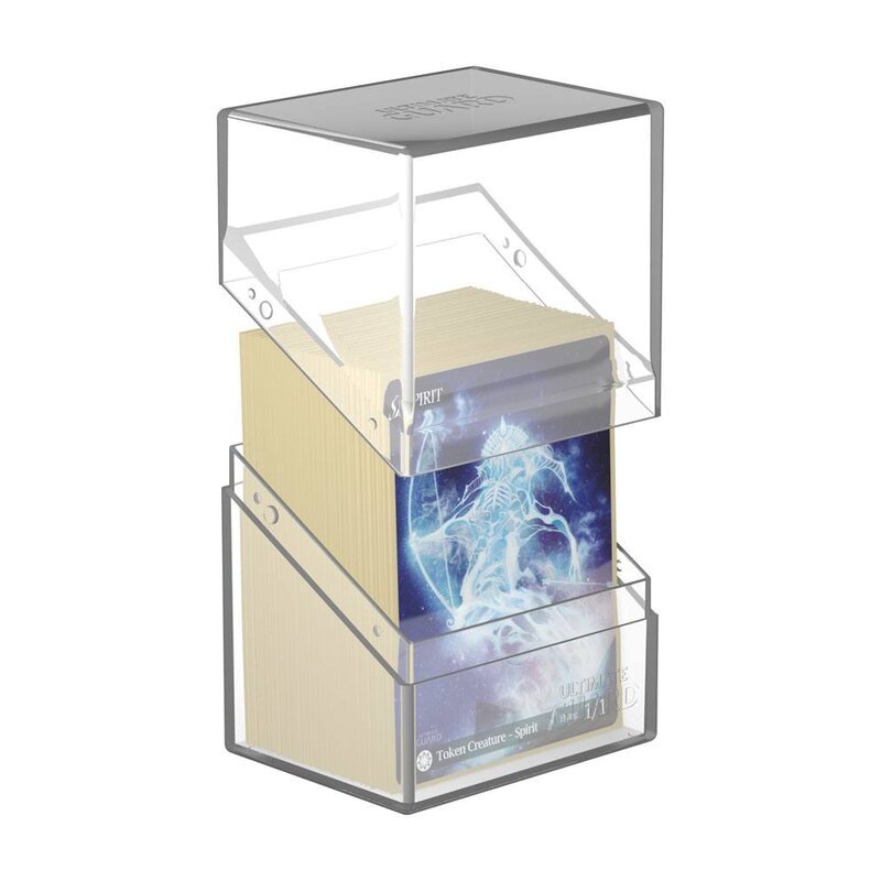 Ultimate Guard Boulder Deck Case 80 Standardgroesse Transparent 3