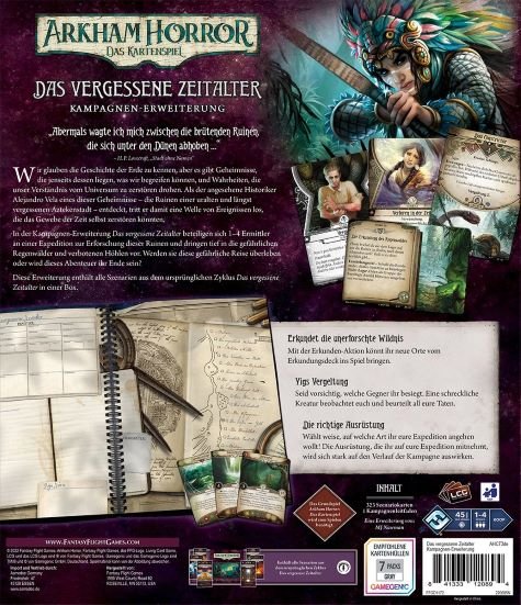 Arkham Horror Das Vergessene Zeitalter Kampagnen Erweiterung 20