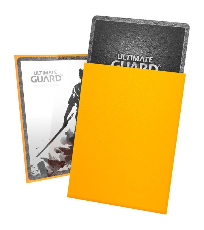 Ultimate Guard Katana Sleeves Standardgroesse Gelb 100 2