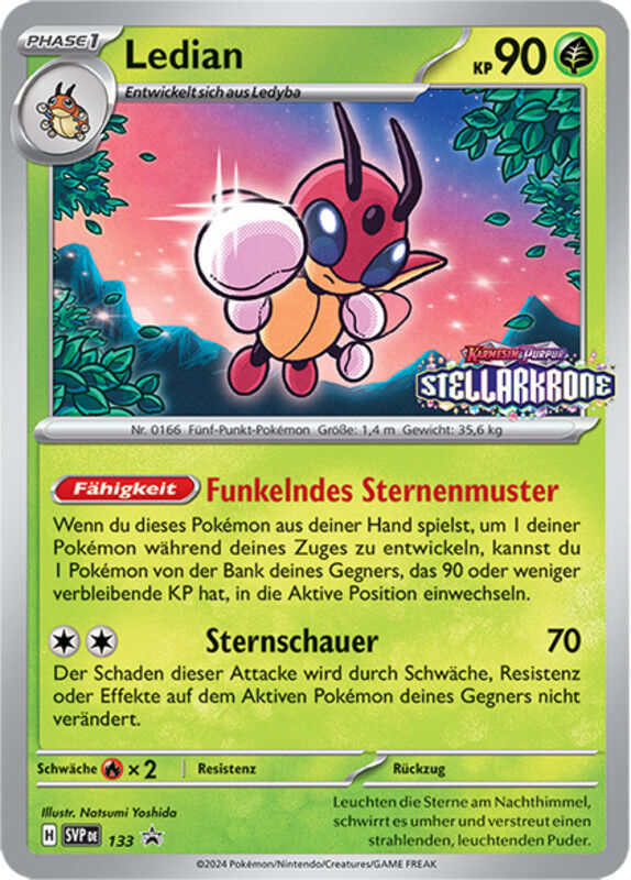 Pokémon Trading Card Game Karte Ledian