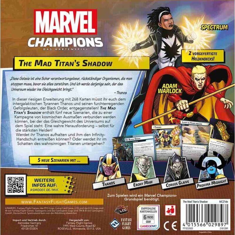 Marvel Champions Das Kartenspiel The Mad Titans Shadow De 2 1