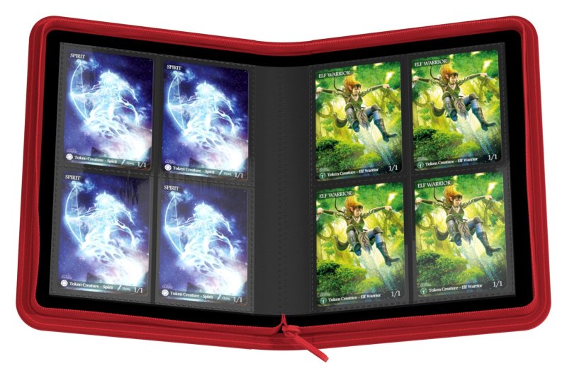 Ultimate Guard 4 Pocket Zipfolio Xenoskin Rot 2