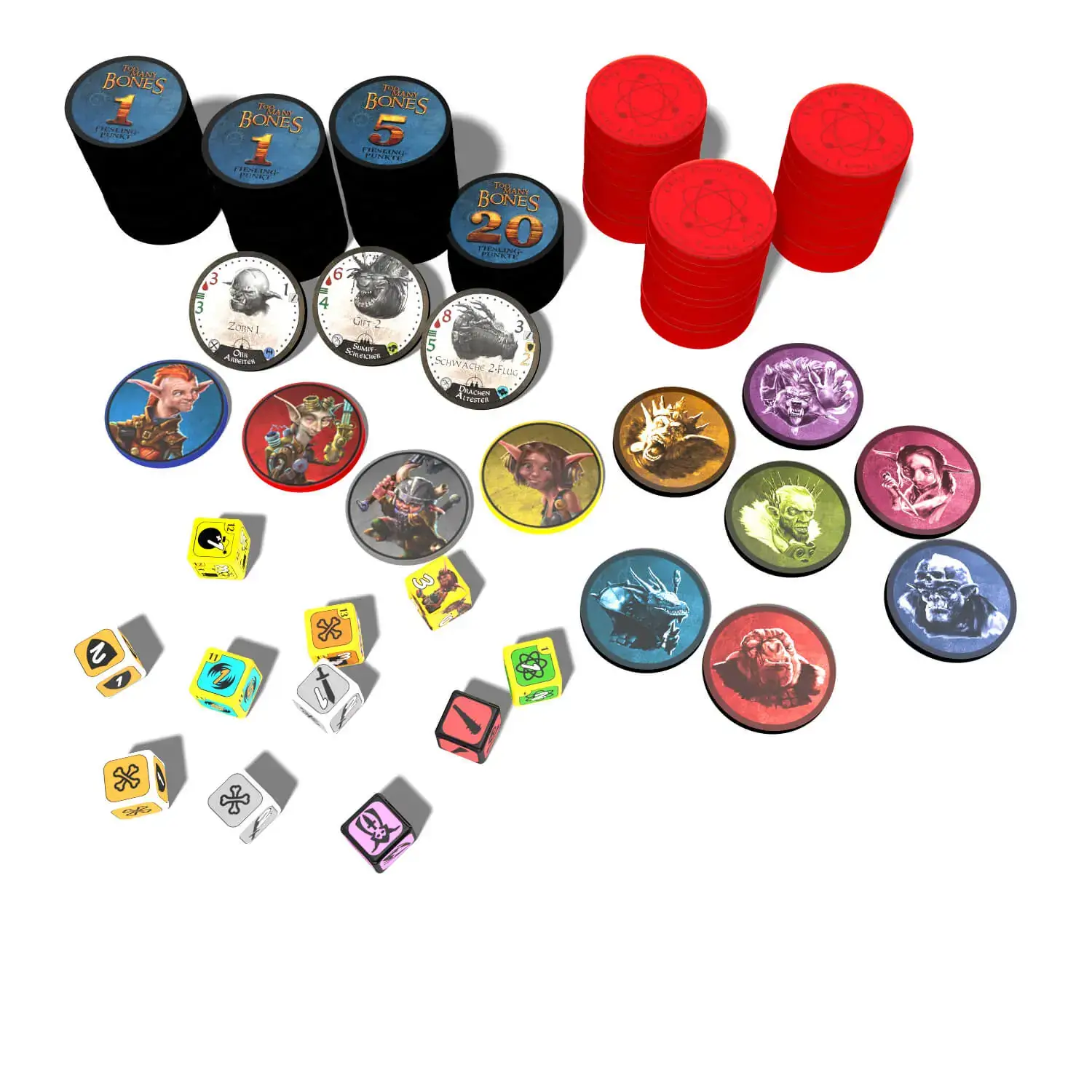 Too Many Bones Grundspiel Deu 4