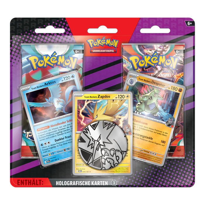 Pokemon - Enhanced 2-Pack Blister Arktos, Zapdos, Despotar (DEU)