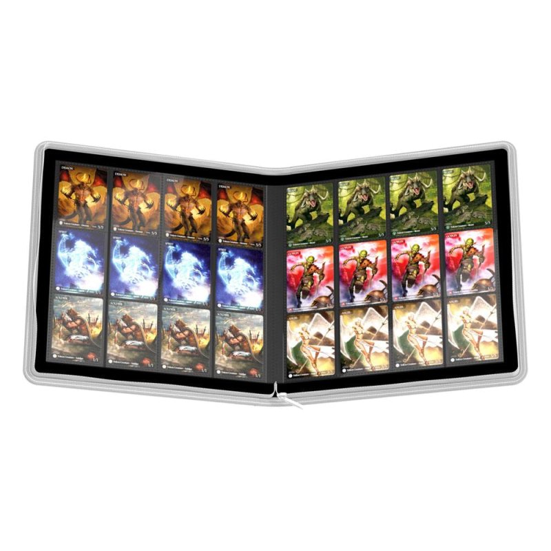 Ultimate Guard 12 Pocket Quadrow Zipfolio Xenoskin Weiss 3