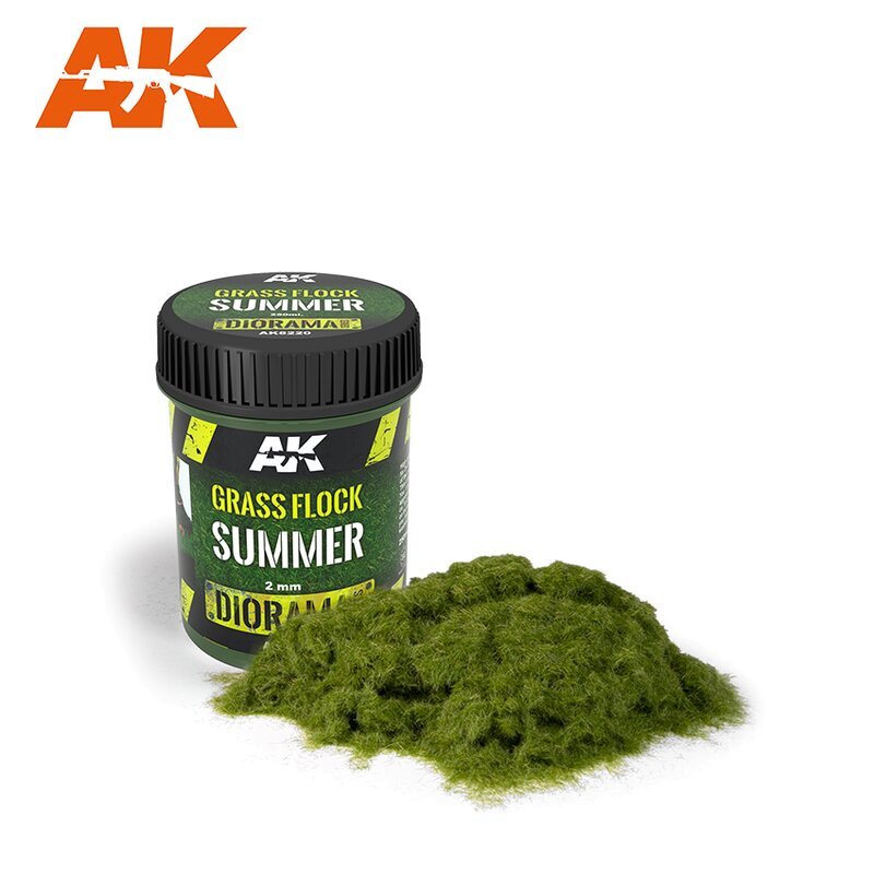 Ak 8220 Grass Flock 2Mm Summer 100Ml 1