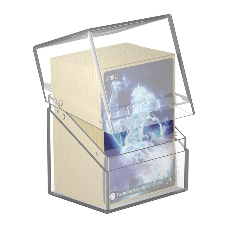 Ultimate Guard Boulder Deck Case 80 Standardgroesse Transparent 2