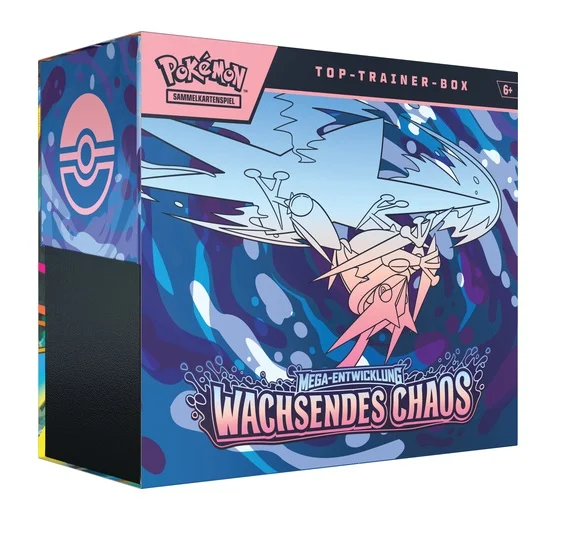 Pokémon - Mega-Entwicklung - Wachsendes Chaos Top-Trainer-Box DE