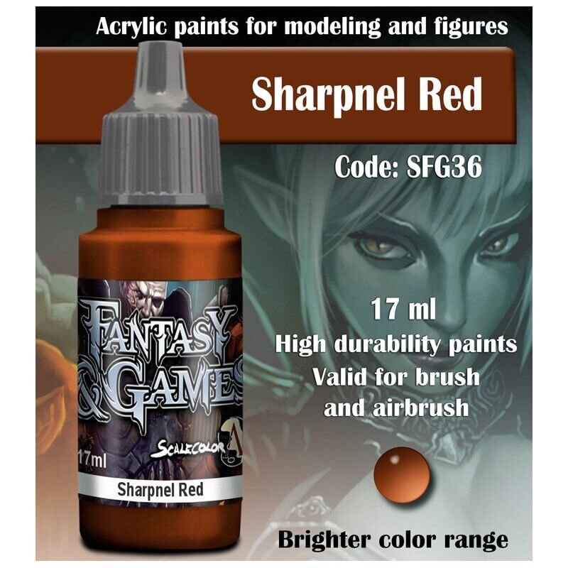 Scale Color Sharpnel Red 17 Ml 1 1