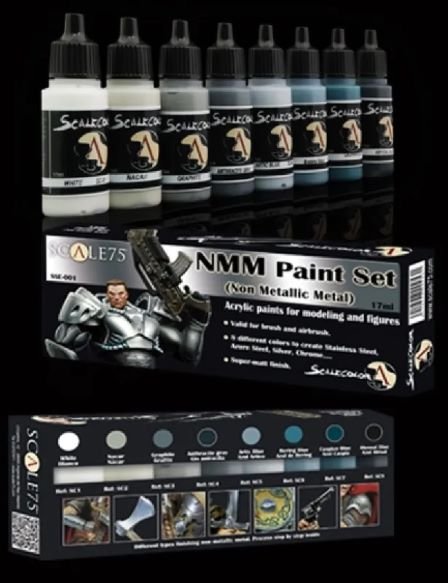 Non Metallic Metal Paint Set Steel 8X17Ml 30