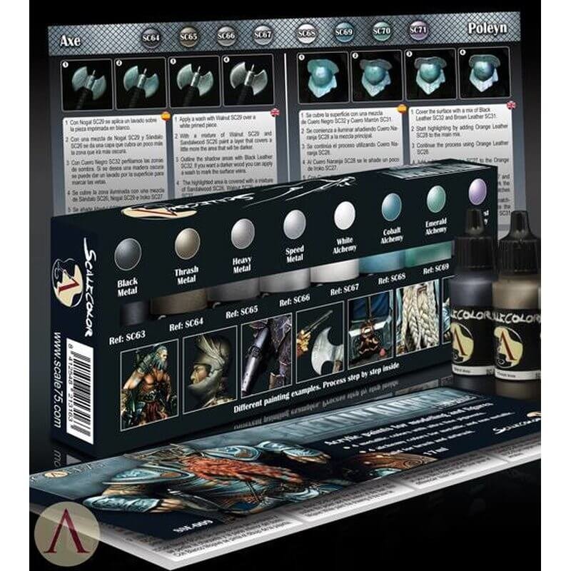 Scale Metal N Alchemy Steel Paint Set Bb Spiele2