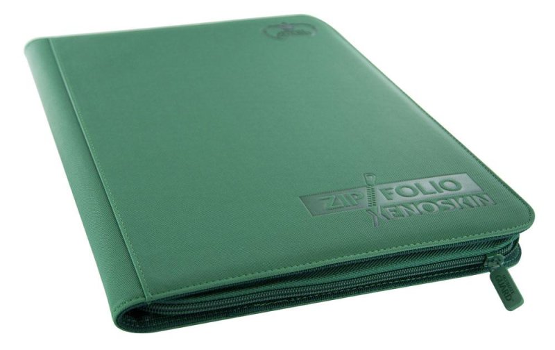 9 Pocket Zipfolio Xenoskin Gr N Green