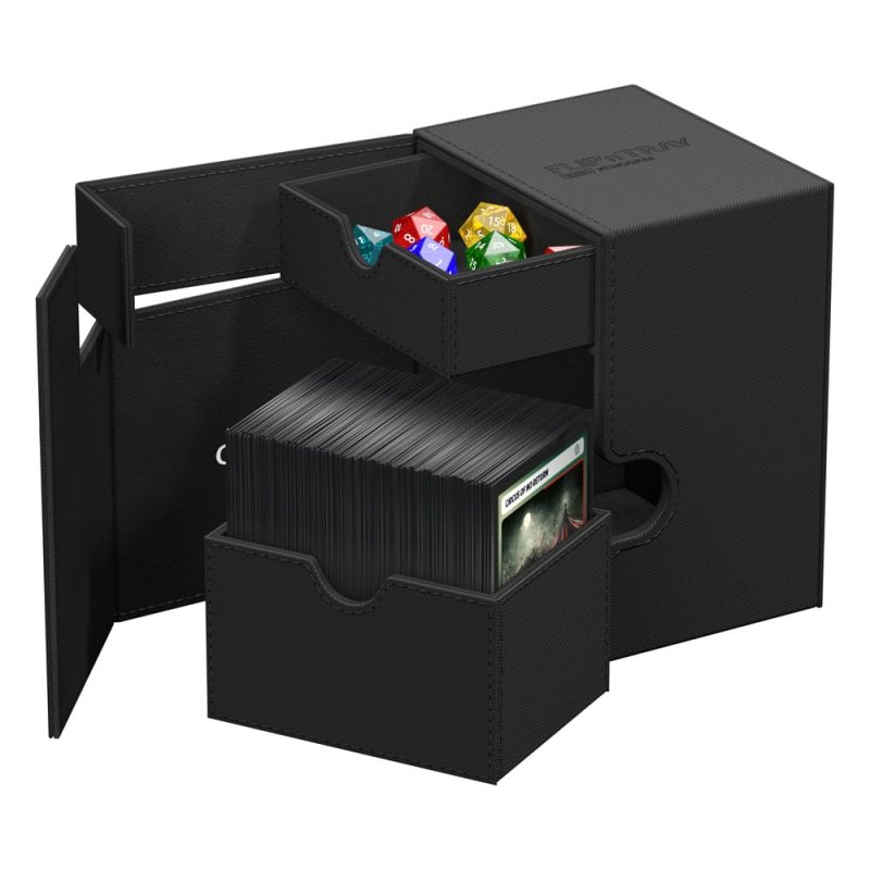 Ultimate Guard Flipntray 133 Xenoskin Schwarz 6