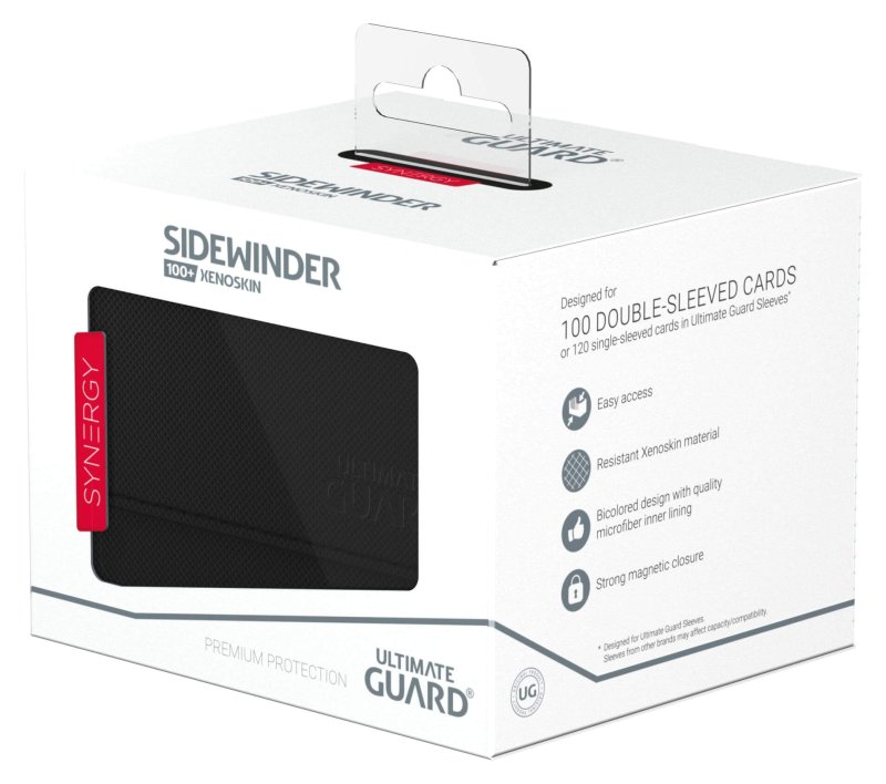 Ultimate Guard Sidewinder 100 Xenoskin Synergy Schwarz Rot 3