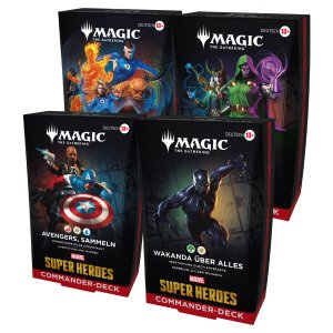 MTG - Marvel Super Heroes Commander Deck Display (4 Decks) - DE