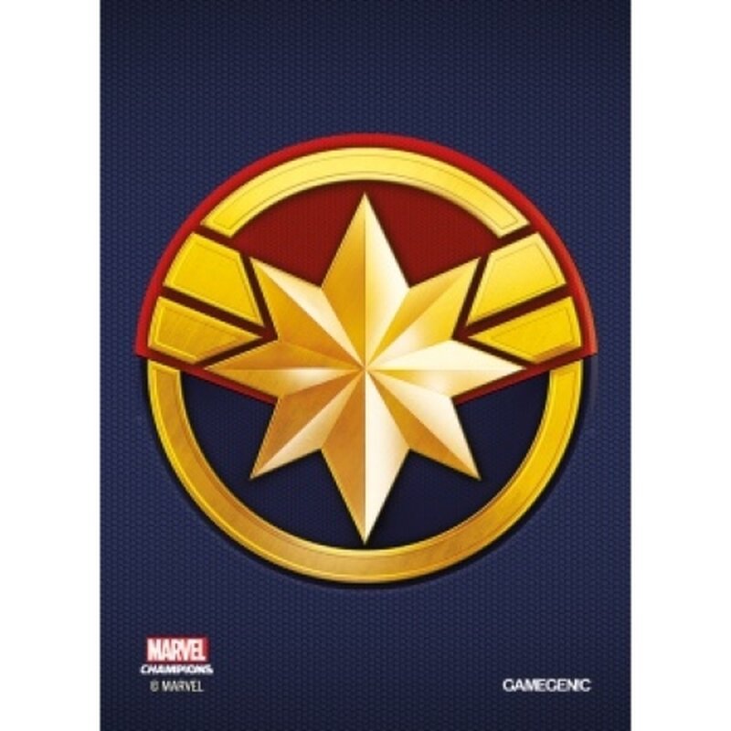 Gamegenic Marvel Champions Art Sleeves Captain Marvel 50 1
