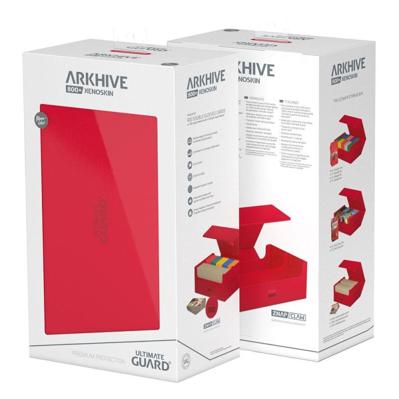 Ultimate Guard Arkhive 800 Xenoskin Monocolor Rot 7