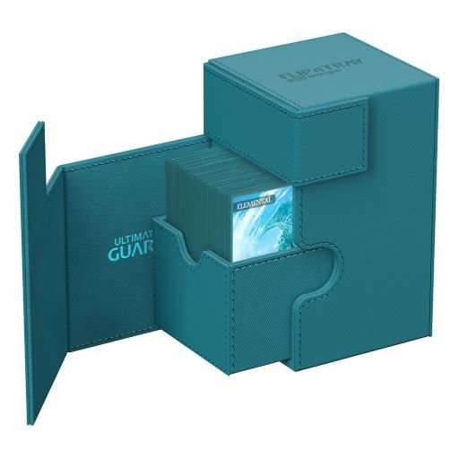 Ultimate Guard Flip N Tray 100 Xenoskin Monocolor Petrolblau 30