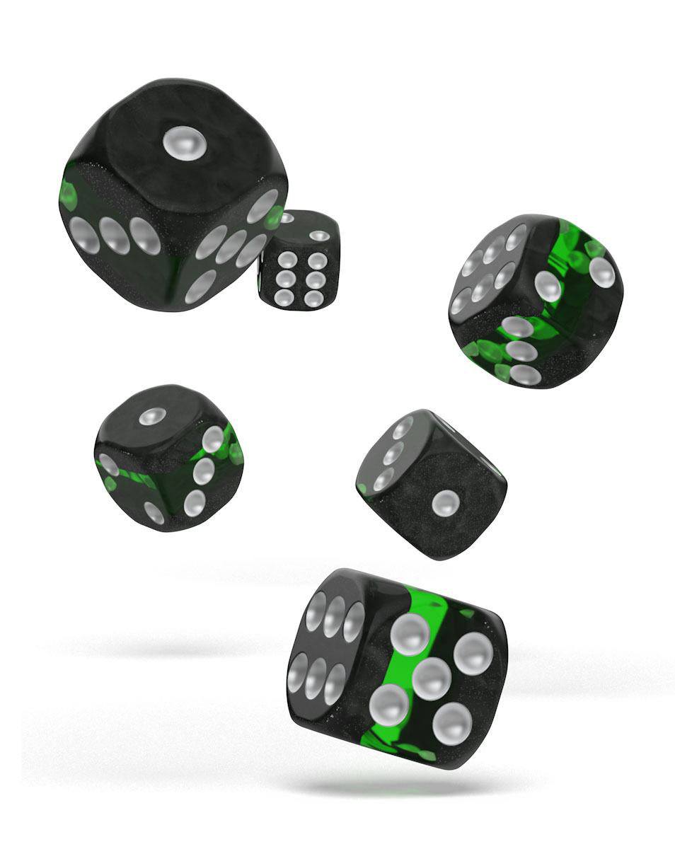 Oakie Doakie Dice D6 Dice 16 Mm Enclave Emerald 12 Multi