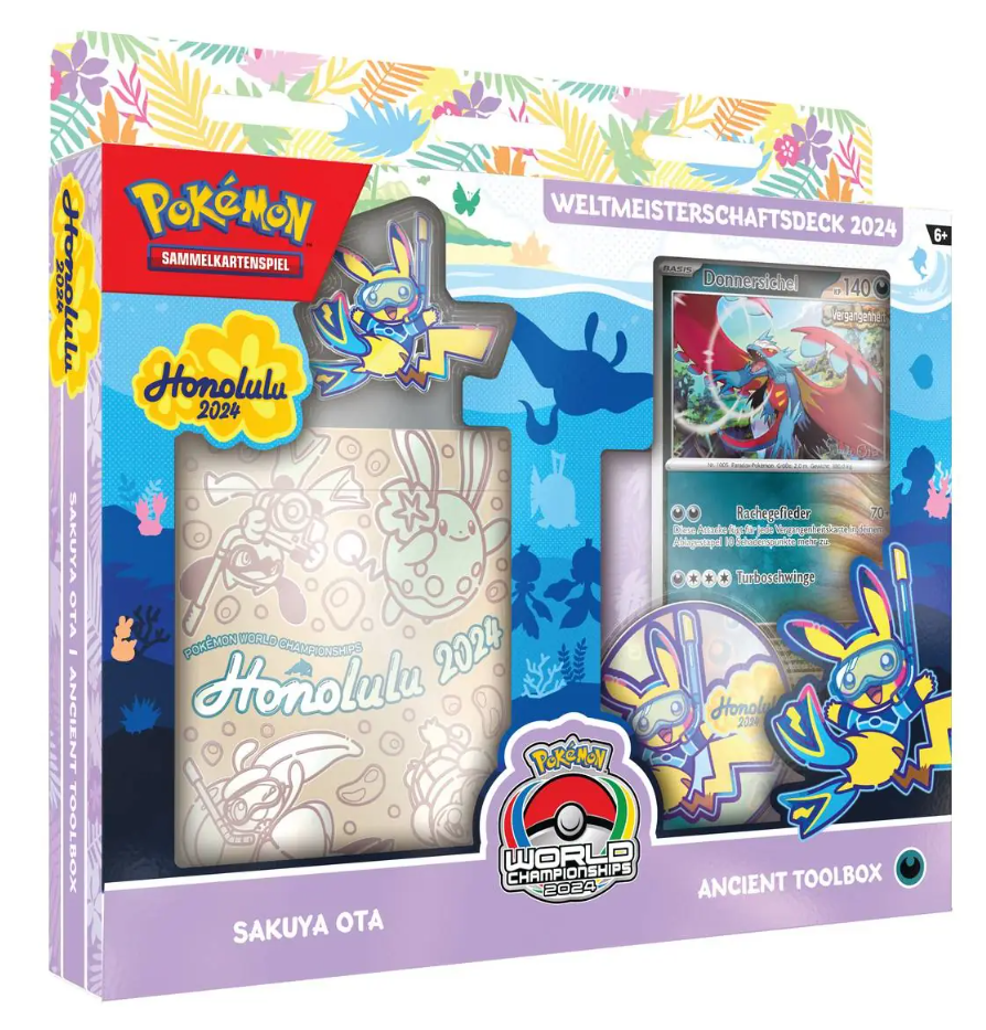 Pokemon Weltmeisterschaftsdeck 2024 Ancient Toolbox (Sakuya Ota)