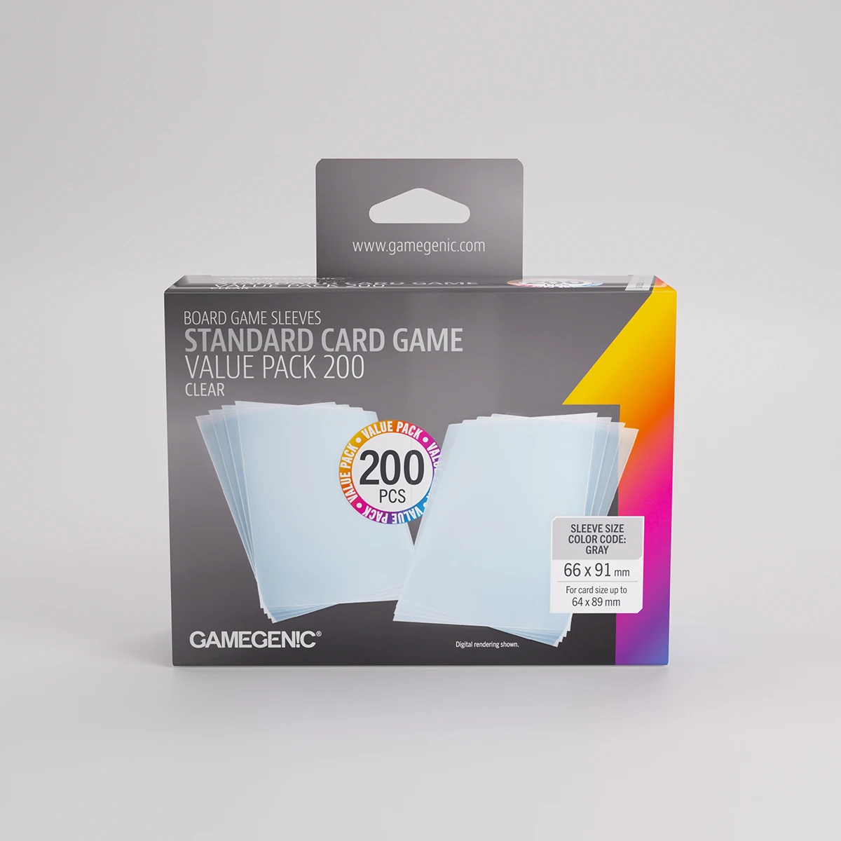 Prime Sleeves Standard Card Game-Size Value Pack 200