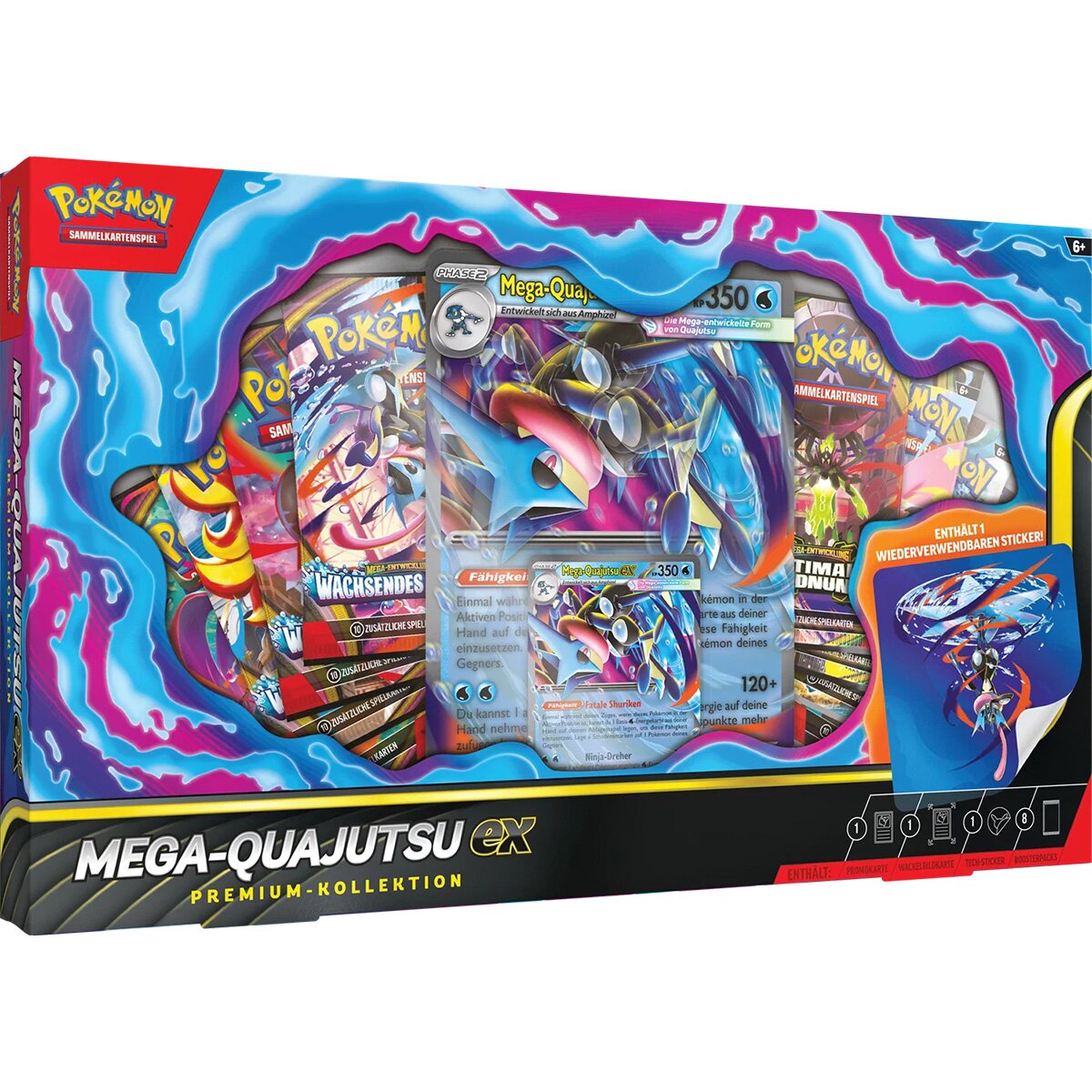 Pokémon Mega-Quajutsu Premium - Kollektion DE