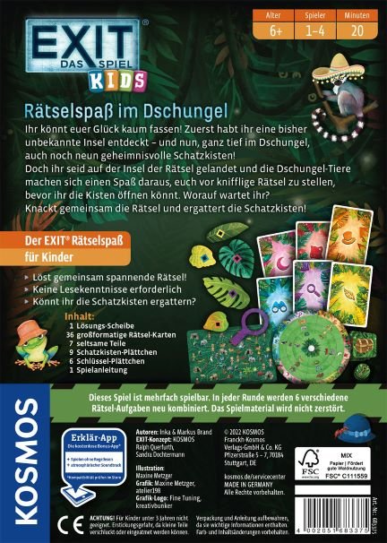 Exit Kids Raetselspass Im Dschungel 20