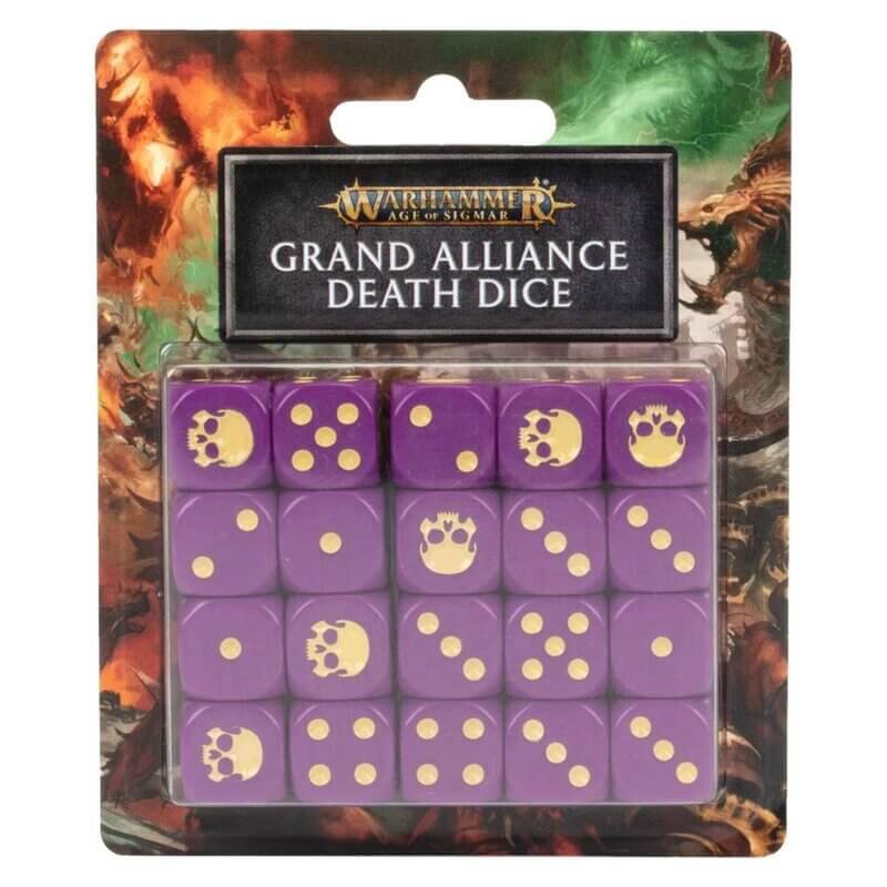 Grand Alliance Death Dice Set 80 21 1 1