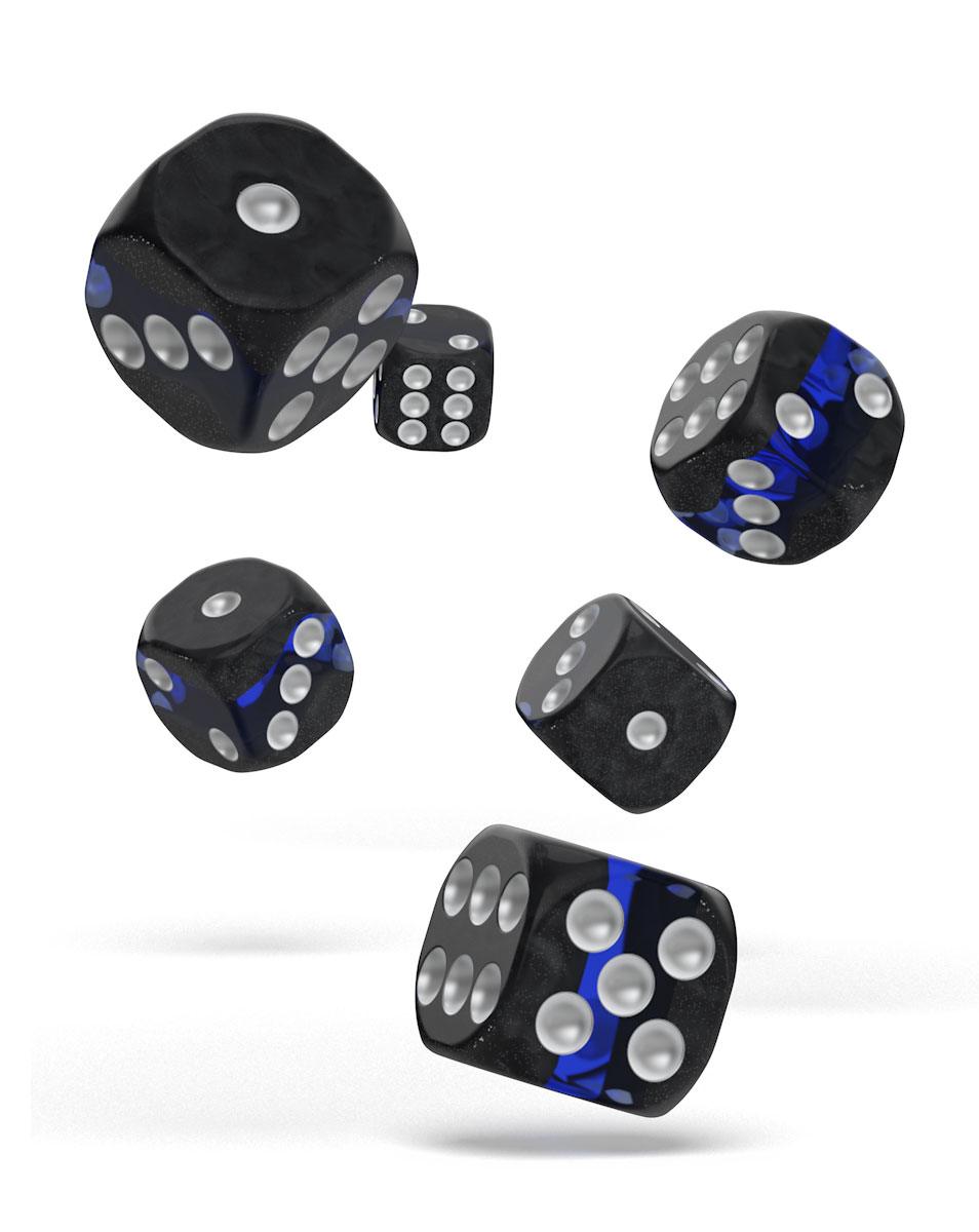 Oakie Doakie Dice D6 Dice 16 Mm Enclave Sapphire 12 Multi