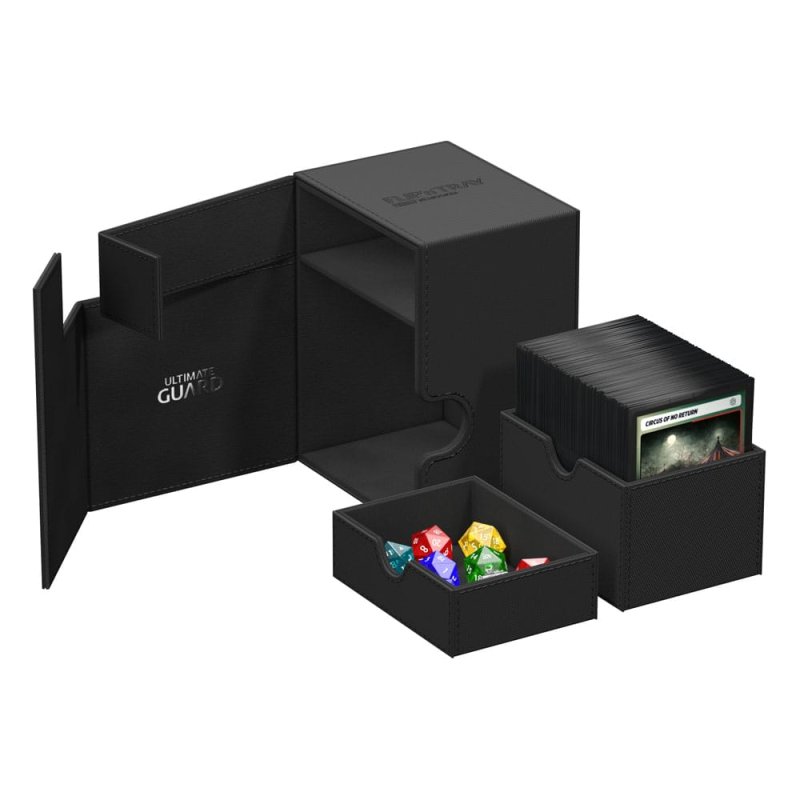 Ultimate Guard Flipntray 133 Xenoskin Schwarz 5