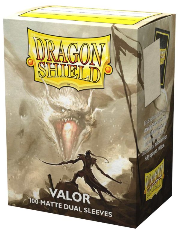 Dragon Shield Matte Dual Valor 100 10