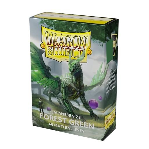 Dragon Shield Japanese Matte Forest Green 60 10